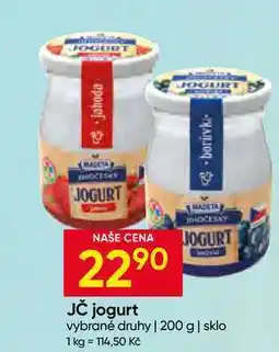 Hruška Madeta Jihočeský jogurt vybrané druhy 200 g sklo nabídka