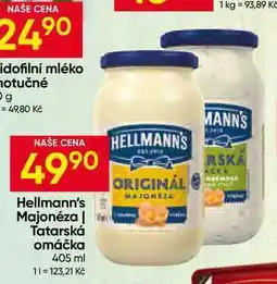 Hruška Hellmann's Tatarská omáčka, Majonéza nabídka