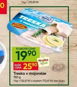 Hruška Rybex Treska v majonéze nabídka