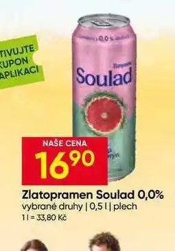 Hruška Zlatopramen Soulad 0,0% vybrané druhy 0,5l plech nabídka