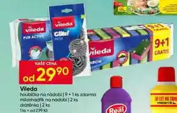 Hruška Vileda houbička na nádobí 9+1 ks zdarma nabídka