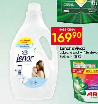 Hruška Lenor aviváž vybrané druhy 126 dávek nabídka