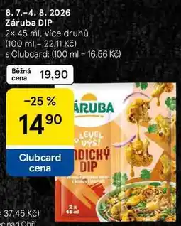Tesco Záruba DIP, 2x 45 ml, více druhů nabídka
