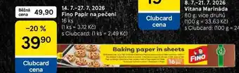 Tesco Fino Papír na pečení, 16 ks nabídka