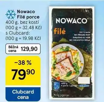 Tesco Nowaco Filé porce, 400 g, bez kostí nabídka