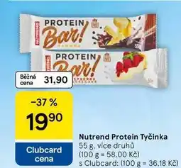 Tesco Nutrend Protein Tyčinka, 55 g, více druhů nabídka