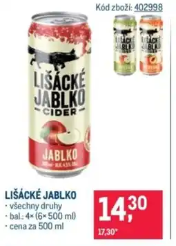 Makro Lišácké jablko nabídka