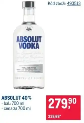 Makro Absolut 40% nabídka