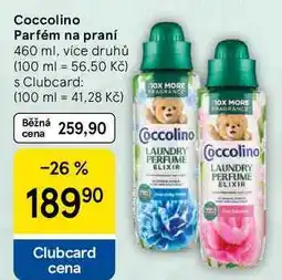 Tesco Coccolino Parfém na praní, 460 ml, více druhů nabídka