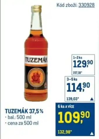 Makro Tuzemák 37,5% nabídka