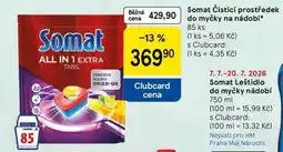 Tesco Somat Čisticí prostředek do myčky na nádobí, 85 ks nabídka