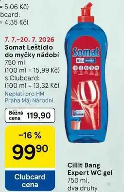 Tesco Somat Leštidlo do myčky nádobí Somat nabídka