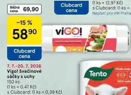 Tesco Vigo! Svačinové sáčky s uchy, 150 ks nabídka