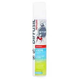 Tesco Diffusil Repellent kids repelentní sprej na odpuzování komárů a klíšťat 100ml nabídka