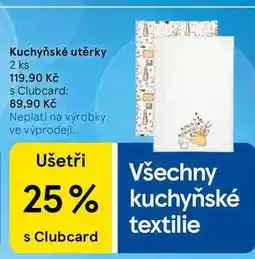 Tesco Kuchyňské utěrky, 2 ks nabídka