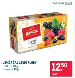 Makro Jemča čaj lesní plody nabídka