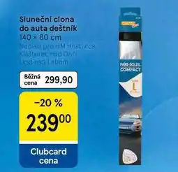 Tesco Sluneční clona do auta deštník, 140 x 80 cm nabídka
