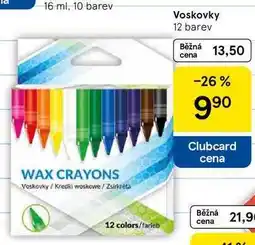 Tesco Voskovky, 12 barev nabídka