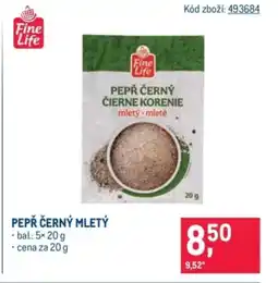 Makro Pepř černý mletý nabídka