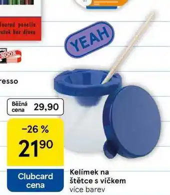 Tesco Kelímek na štětce s víčkem, více barev nabídka