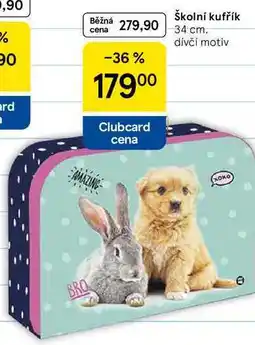 Tesco Školní kufřík, 34 cm. dívčí motiv nabídka