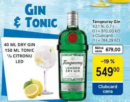 Tesco Tanqeuray Gin 43,1 % nabídka