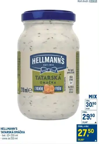 Makro Hellmann's tatarská omáčka nabídka