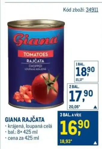 Makro Giana rajčata nabídka