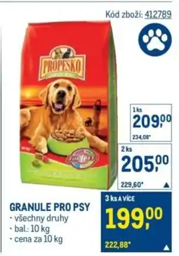 Makro Granule pro psy nabídka