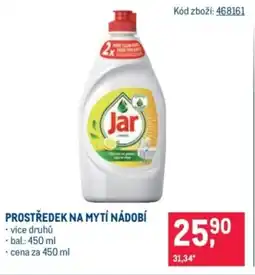 Makro Prostředek na mytí nádobí nabídka