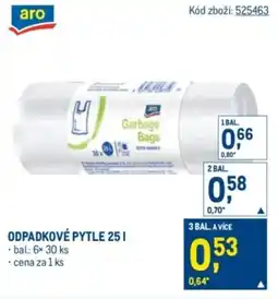 Makro Odpadkové pytle 25l nabídka