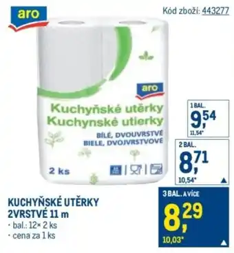 Makro Kuchyňské utěrky 2vrstvé nabídka