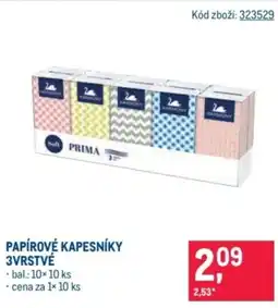 Makro Papírové kapesníky 3vrstvé nabídka