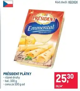 Makro Président plátky nabídka
