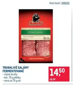 Makro Trvanlivé salámy fermentované nabídka
