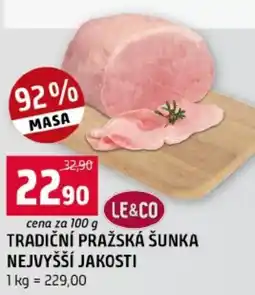 Terno Tradiční pražská šunka nejvyšší jakosti nabídka