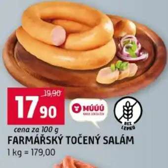 Terno Farmářský točený salám nabídka