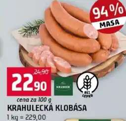 Terno Krahulecká klobása nabídka