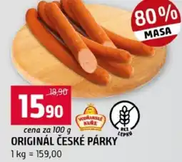 Terno Originál české párky nabídka