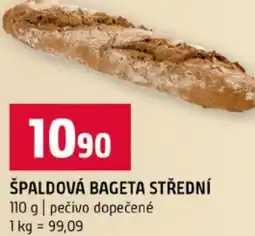 Terno Špaldová bageta střední nabídka