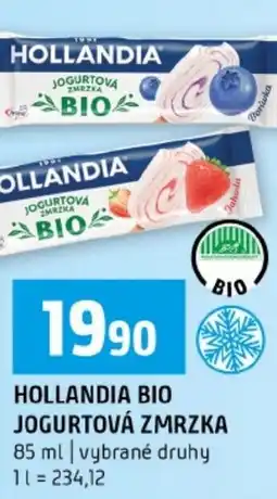 Terno Hollandia bio jogurtová zmrzka nabídka