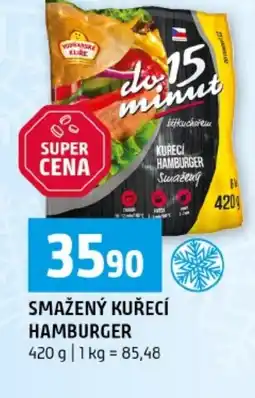 Terno Smažený kuřecí hamburger nabídka