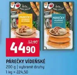 Terno Párečky vídeňské nabídka