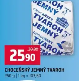 Terno Choceňský jemný tvaroh nabídka