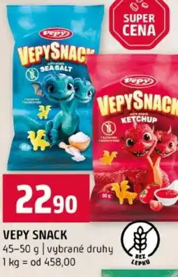 Terno Vepy snack nabídka