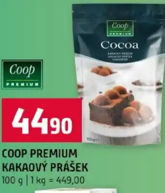 Terno Coop premium kakaový prášek nabídka