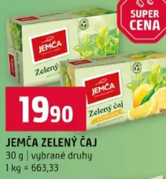 Terno Jemča zelený čaj nabídka