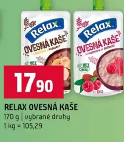 Terno Relax ovesná kaše nabídka