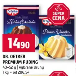 Terno Dr. oetker premium puding nabídka
