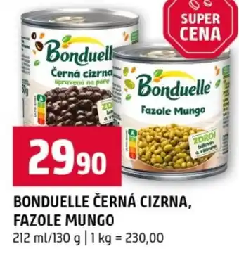 Terno Bonduelle černá cizrna, fazole mungo nabídka